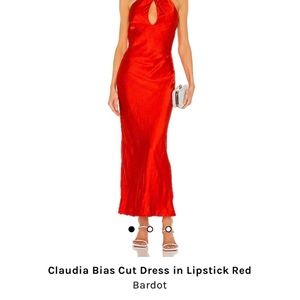 Bardot halter dress
